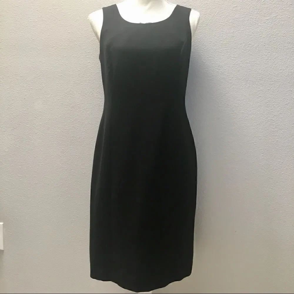 Jones New York Black Lined Dress Sz 6.